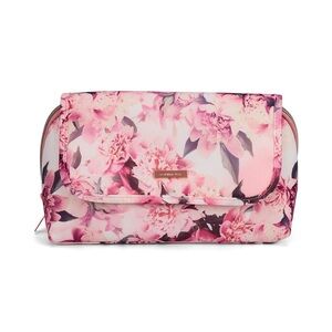 NWOT Sophia Joy Pink Floral Organizer Bag